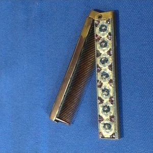 Vintage Gem Folding Purse comb
